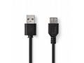 Nedis CCGB60010BK20 - USB 2.0 kabel | A Zástrčka -