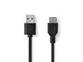 Nedis CCGB60010BK20 - USB 2.0 kabel | A Zástrčka -