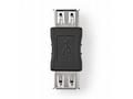 Nedis CCGB60900BK - USB 2.0 Adaptér | A Zásuvka - 