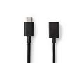 Nedis CCGB61710BK02 - USB 3.0 Kabel | Typ-C Zástrč