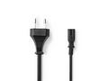 Nedis PCGB11040BK20 - Euro Napájecí Kabel | Rovná 