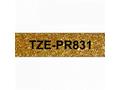 TZE-PR831 zlatá, černá (12mm)
