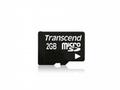 Transcend 2GB microSD paměťová karta (bez adaptéru