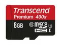 TRANSCEND MicroSDHC karta 8GB Premium, Class 10 UH