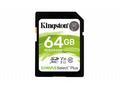Kingston paměťová karta 64GB Canvas Select Plus SD