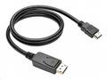 Kabel C-TECH DisplayPort, HDMI, 3m, černý