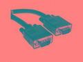 Kabel C-TECH VGA, M, M, stíněný, 3m