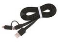 CABLEXPERT Kabel USB COMBO, MicroUSB + Lightning, 