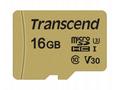 TRANSCEND MicroSDHC karta 16GB 500S, UHS-I U3 V30 