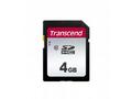 TRANSCEND SDHC karta 4GB 300S, Class 10 (R:20, W:1