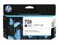 HP Ink Cartridge 728, Matte Black, 130 ml
