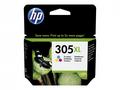 HP Ink Cartridge 305XL, High Yield Tri-color, 200 
