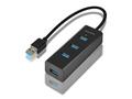 AXAGON HUE-S2B, 4x USB 3.0 CHARGING hub, micro USB
