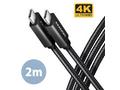 AXAGON BUCM32-CM20AB, SPEED+ kabel USB-C <-> USB-C