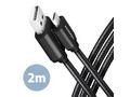 AXAGON BUMM-AM20AB, HQ kabel Micro USB <-> USB-A, 