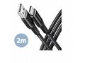 AXAGON BUCM-AM20AB, HQ kabel USB-C <-> USB-A, 2m, 