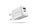 AXAGON ACU-PQ30W, Sil nabíječka do sítě 30W, 2x po