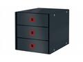 LEITZ Zásuvkový box Click&Store COSY, 3 zásuvky, s