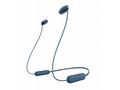 SONY WIC100L.CE7 bezdrátová sluchátka do uší - blu