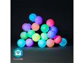 NEDIS Wi-Fi chytré dekorativní LED, RGB, 20 LED"s,