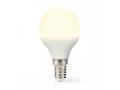NEDIS LED žárovka E14, G45, 4,9 W, 220 V, 470 lm, 