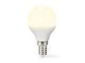 NEDIS LED žárovka E14, G45, 4,9 W, 220 V, 470 lm, 