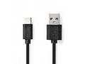 NEDIS kabel USB 2.0, zástrčka USB-C - zástrčka USB
