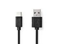 NEDIS kabel USB 2.0, zástrčka USB-C - zástrčka USB