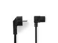 NEDIS napájecí kabel 230V, přípojný 10A, úhlový ko