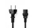 Nedis CEGL10030BK20 - Napájecí Kabel | Typ F Zástr