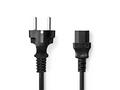 Nedis CEGL10030BK20 - Napájecí Kabel | Typ F Zástr