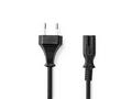 NEDIS napájecí kabel pro adaptéry, Euro zástrčka -