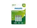 Philips dobíjecí baterie AAA 700mAh, NiMH - 4ks