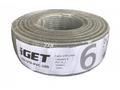 Instalační kabel iGET CAT6 UTP PVC Eca 100m, box, 