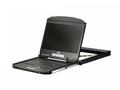 Aten 1U Ultra Short Depth Single Rail WideScreen L