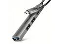 AXAGON HUE-STC, 4x USB ALU STRIP hub, 1x USB-A 5Gb