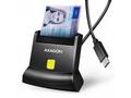 AXAGON CRE-SM4NC, USB-C čtečka kontaktních karet S