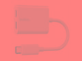 Belkin USB-C adaptér, rozdvojka - USB-C napájení +