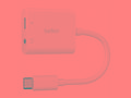 Belkin USB-C adaptér, rozdvojka 1x USB-C M, 1x USB