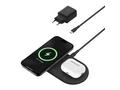 Belkin 2v1 Qi2 15W Magnetic Charging Pad, black