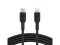 Belkin Lighting to USB-C kabel, 2m, černý
