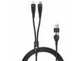 CONNECT IT Wirez 4in1 1x USB-C, 1x Lightning, 1,25