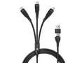 CONNECT IT Nabíjecí kabel Wirez 6v1, USB-C, USB, L