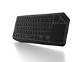 C-TECH Klávesnice WLTK-02, Bezdrátová, Touchpad, č