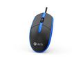 C-TECH myš WM-10, USB, 1200 DPI, černo - modrá