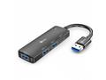C-TECH HUB USB, UHB-U3-AC, 1x USB-A 3.0, 2x USB-A 