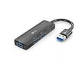 C-TECH HUB USB, UHB-U3-AC, 1x USB-A 3.0, 2x USB-A 