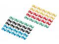 DIGITUS Color spony pro Patch kabel, balíček 100ks