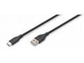 Digitus USB-C Silicone charging cable, USB-A - USB