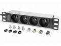 Digitus 1U hliníkové PDU, montáž do racku 254 mm (